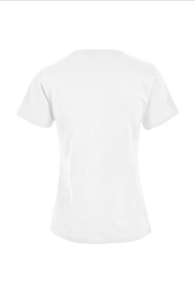 T-Shirt, Kurzarm, Weiße Farbe, Rundhalsausschnitt, Unisex