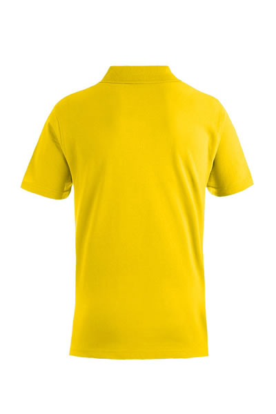 T-Shirt, Kurzarm, Gelb, Rundhalsausschnitt, Rückseite der shirt