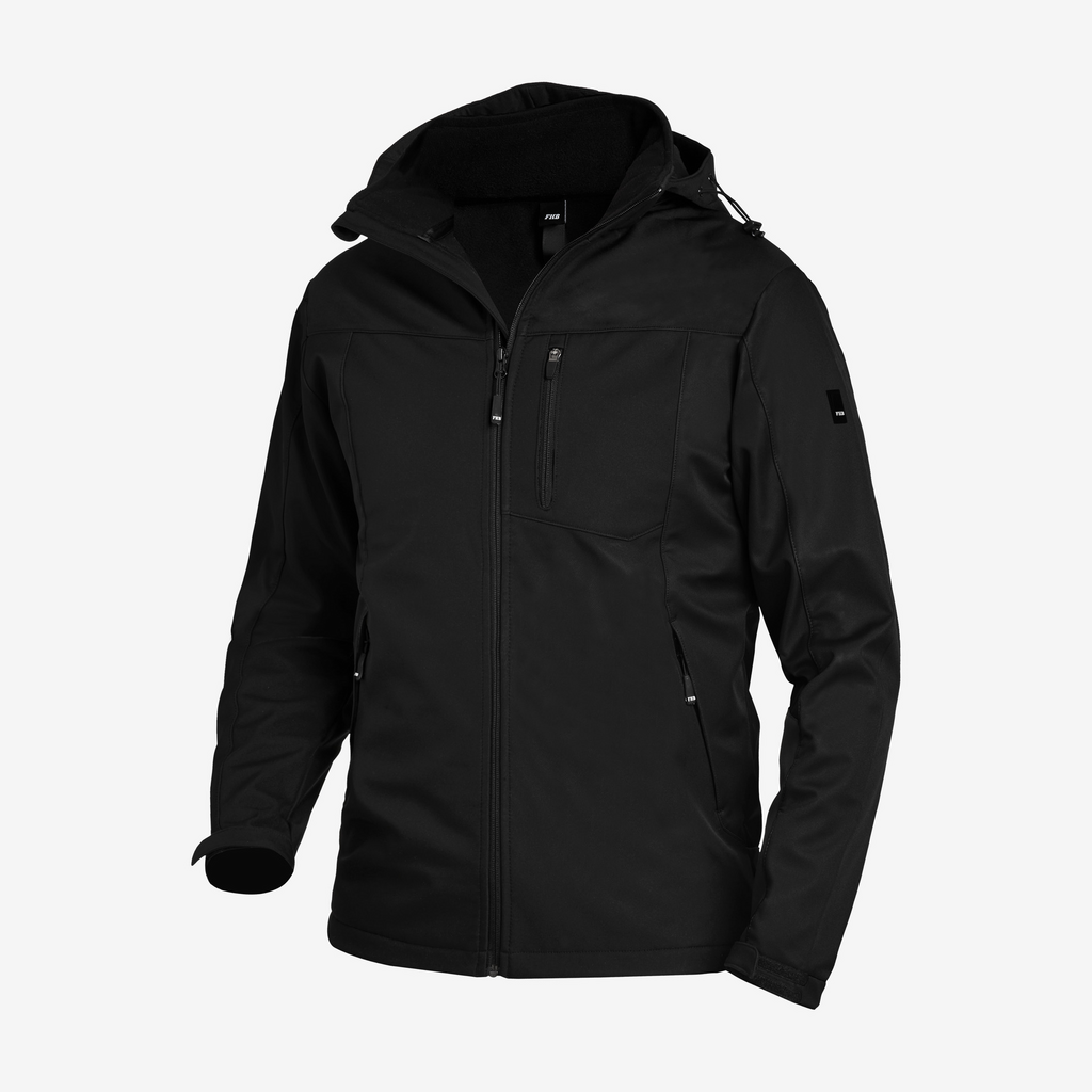 Jacke, Herrenjacke, Softshell, Reißverschluss, Kapuzenjacke