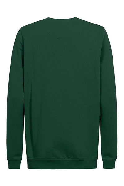 crewneck, sweatshirt, long_sleeve, grün, basic