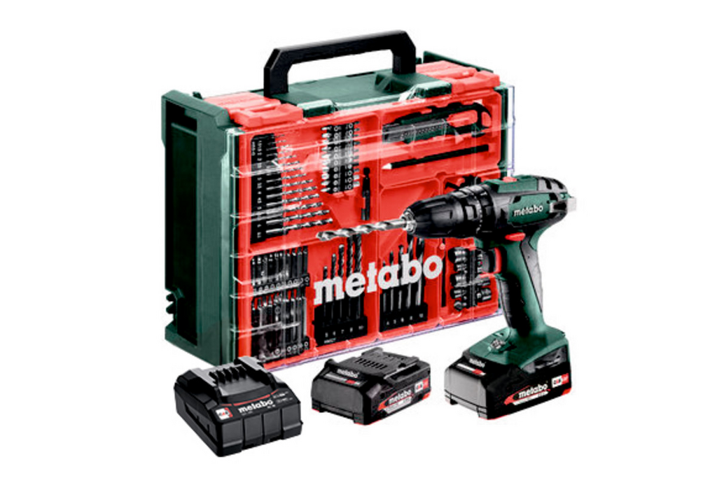 Schraubendreher-Set, Akku-Bohrmaschine, Bohrset, Werkzeugset, Metabo