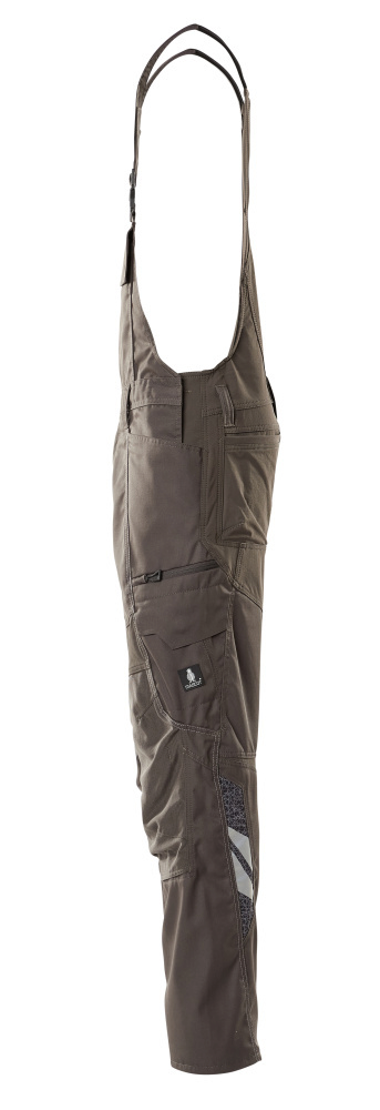 overall pants, suspenders, cargo pants, zippers, pockets