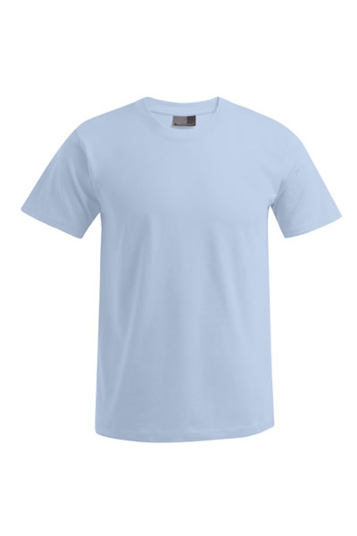 T-Shirt, Kurzarm, Einfarbig, Light blue, Basic Tee
