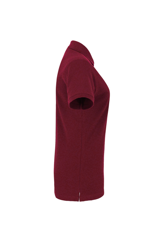 Polohemd, Kurzärmlig, Karmesin, Polo aus knit, Slim Fit