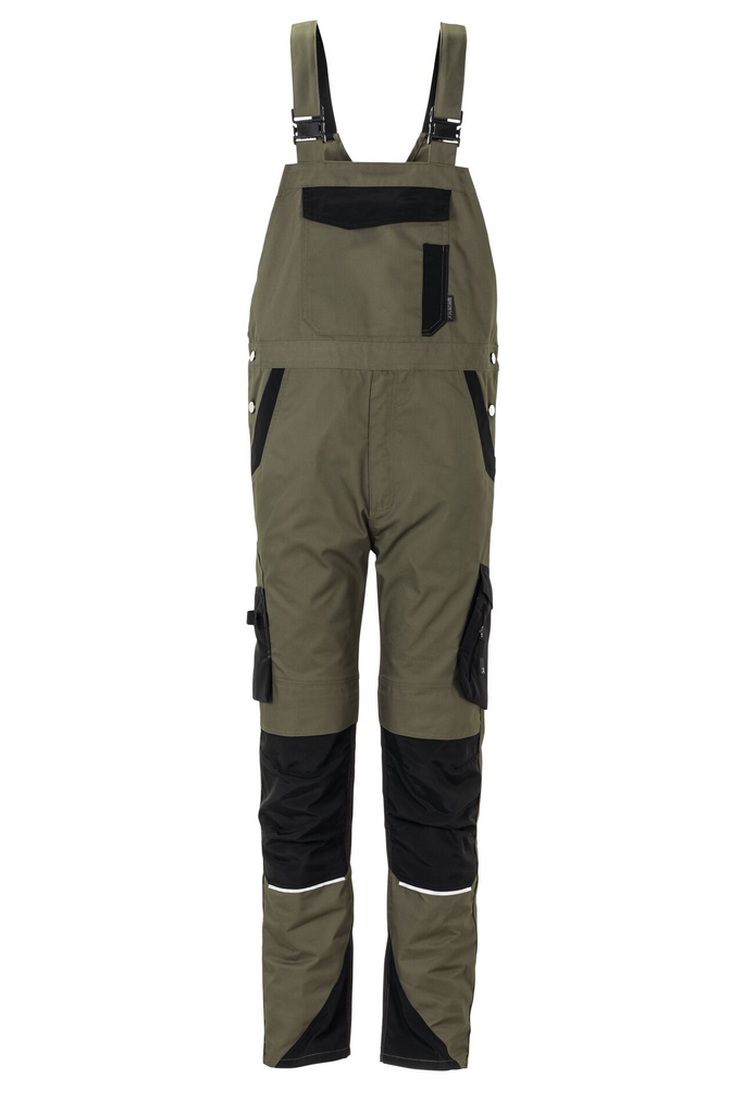 Overall, Hose, Olivegrün, Taschen, Träger