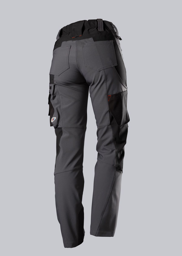 Arbeitshose, Cargo-Hose, Mehrfarbig, Knietaschen, Rückentaschen