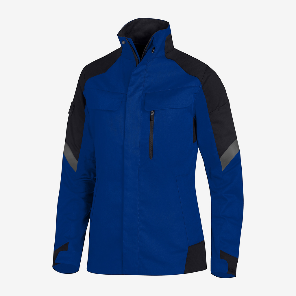 jacke, softshell, blau, reißverschluss, taschen