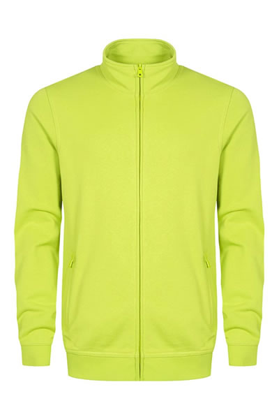 jacke, fleece, neon, reissverschluss, langarm