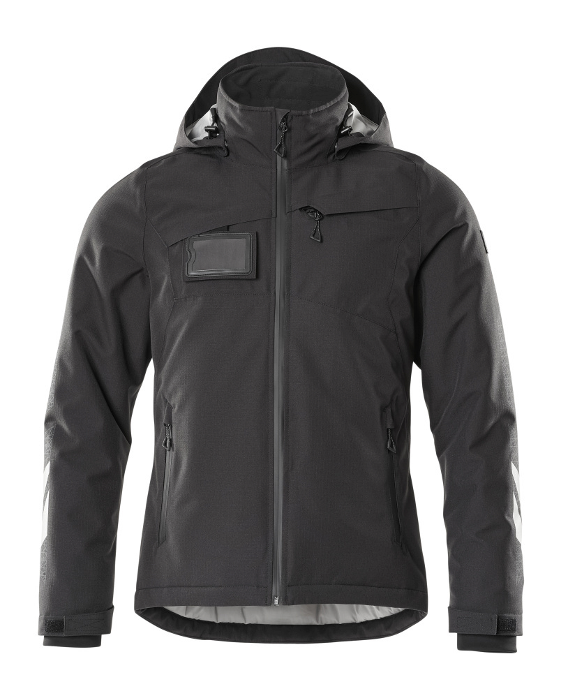 Jacke, Hardshell, Gesteppte Tasche, Reißverschluss, Kapuze