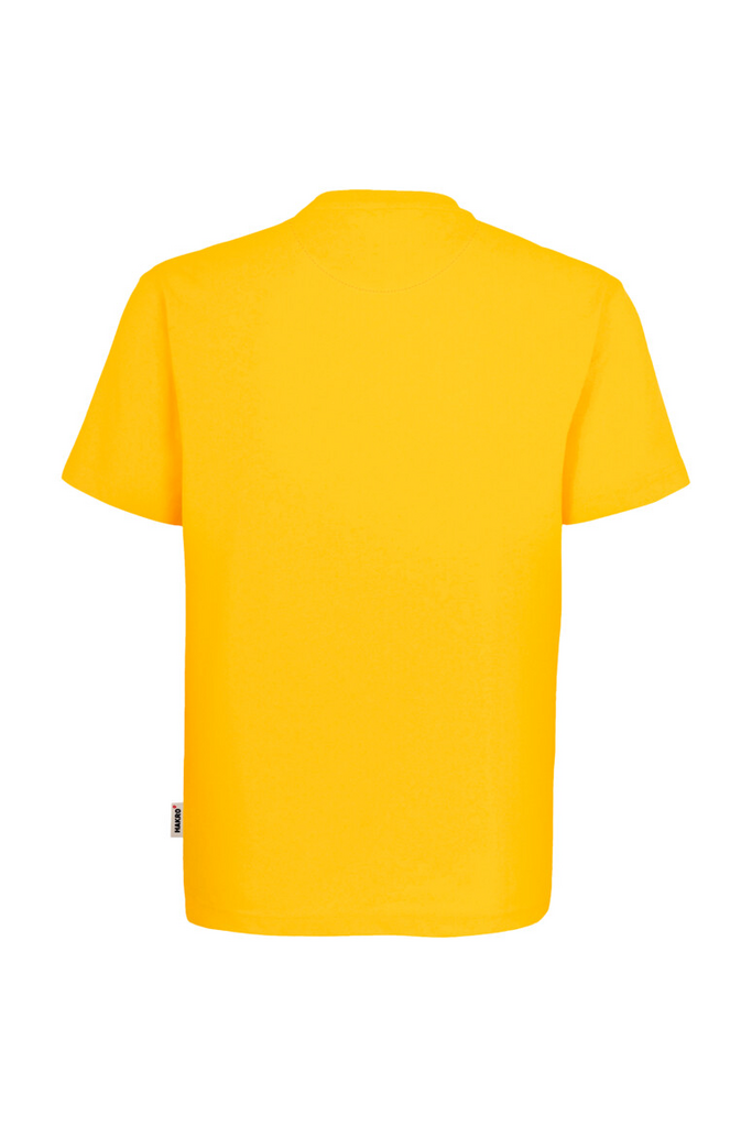 T-Shirt, Short sleeves, Crew neck, Solid color, Yellow