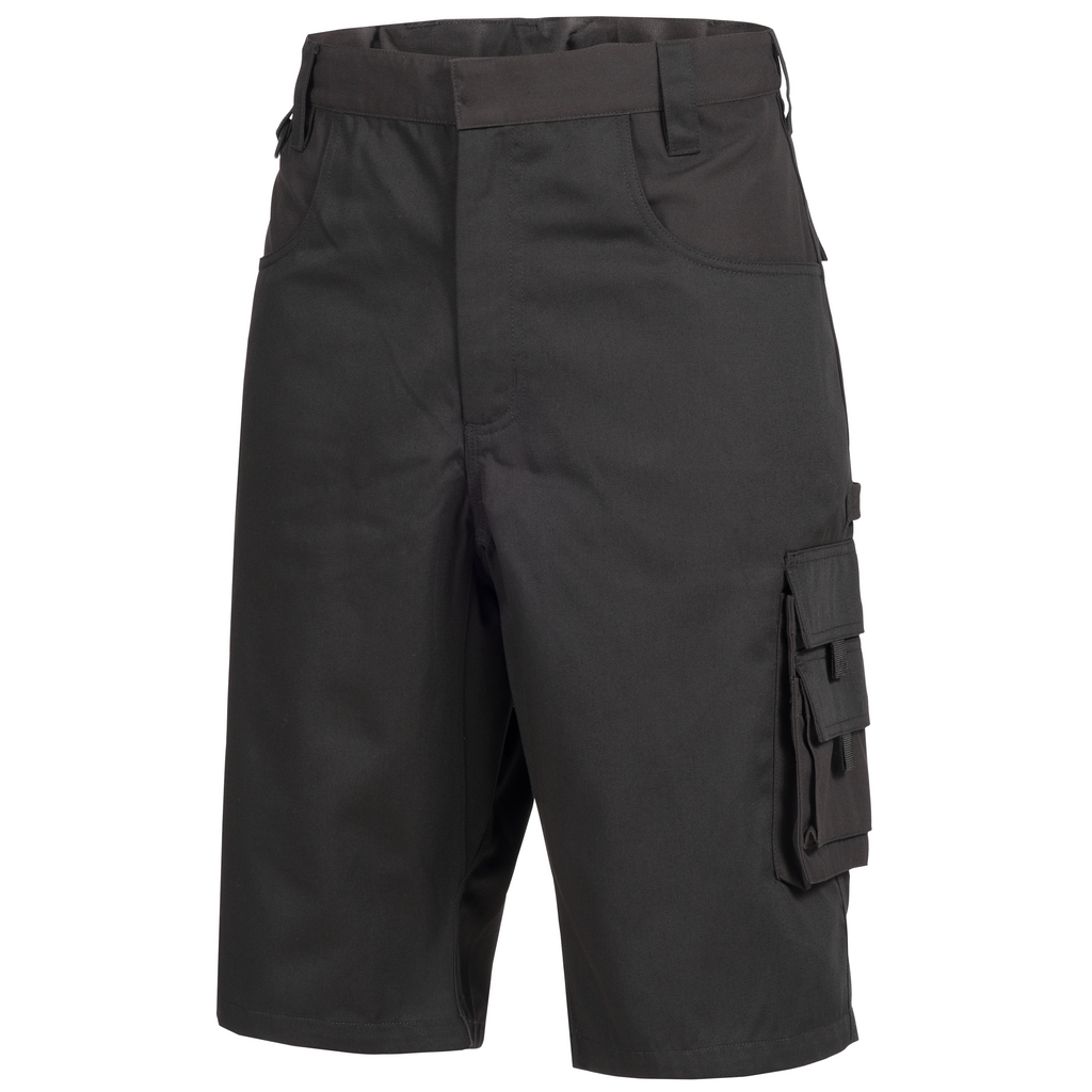 Shorts, Cargo, Schwarz, Knie-Länge, Taschen