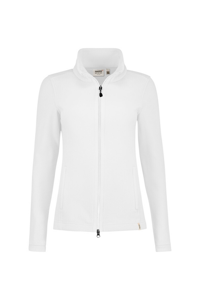 jacke, fleece, weiß, reissverschluss, langarm