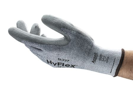 Arbeits-Handschuh, Schutzhandschuh, HyFlex, Kunststofffutter, Größe 11-7?