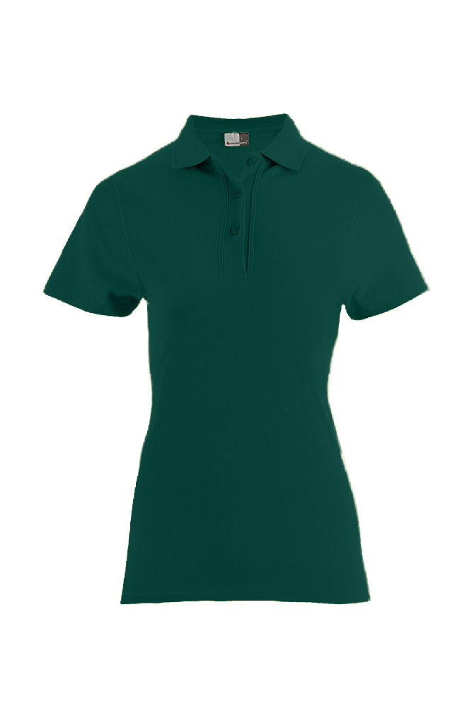 polo, polohemd, kurzarm, einfarbig, gruen