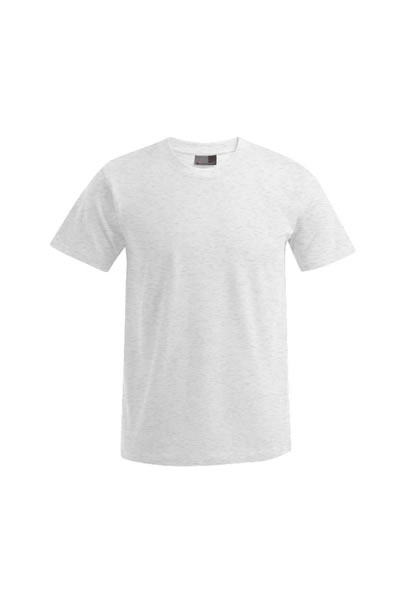 t-shirt, grau, einfarbig, kurzarm, basic