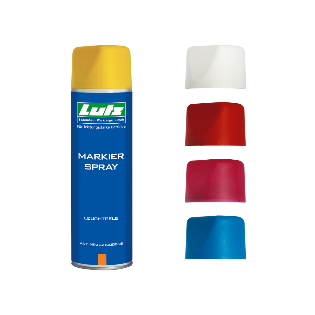 Lutz Markierspray deckweiß 500ml Aerosol