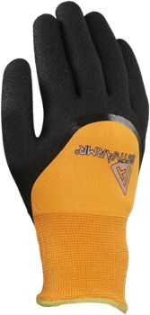handschuhe, gloves, work glove, gelb, strickrand, Handschuh, Arbeitsglove, Gelb-Schwarz, Kletter-/Schutzhandschuh, Materialmix