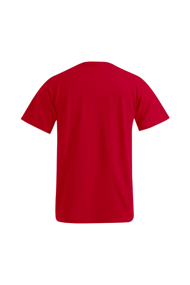 T-Shirt, Kurzarm, Rot, Unifarben, Casual
