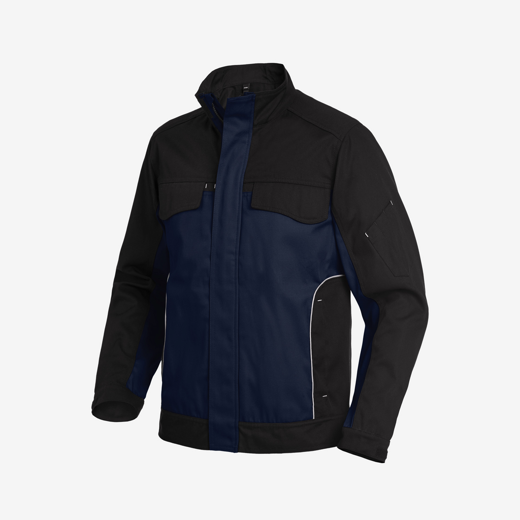 jacke, softshell, reissverschluss, farbenblau, pocket