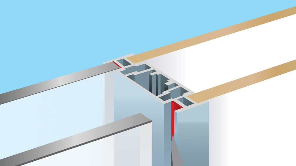 Handlauf, Sperrholz, Holz, Aluminium