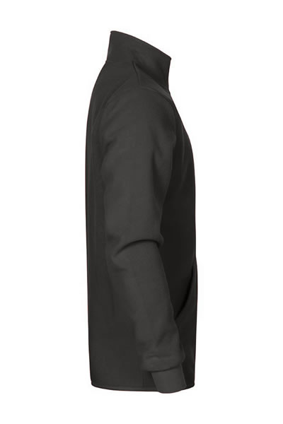 jacke, sweatshirt, seite, schwarz, long-sleeve