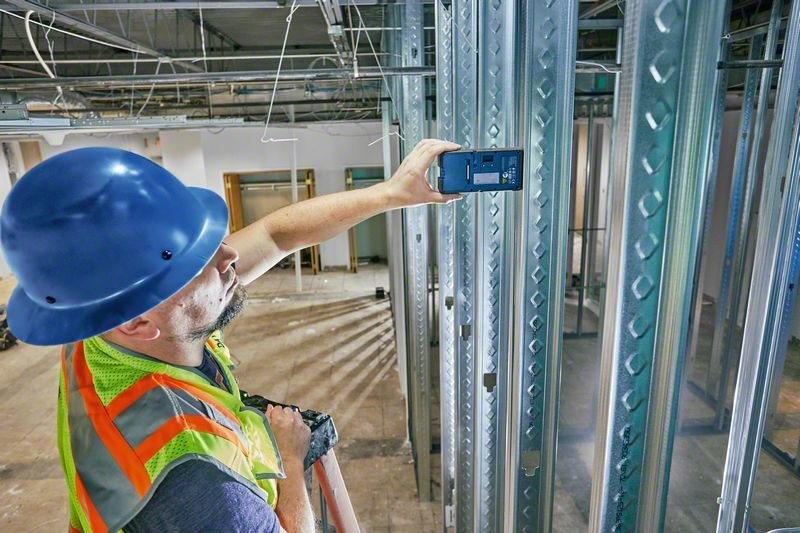 bauarbeiter, helm, abschnitt, stahlständer, baustelle