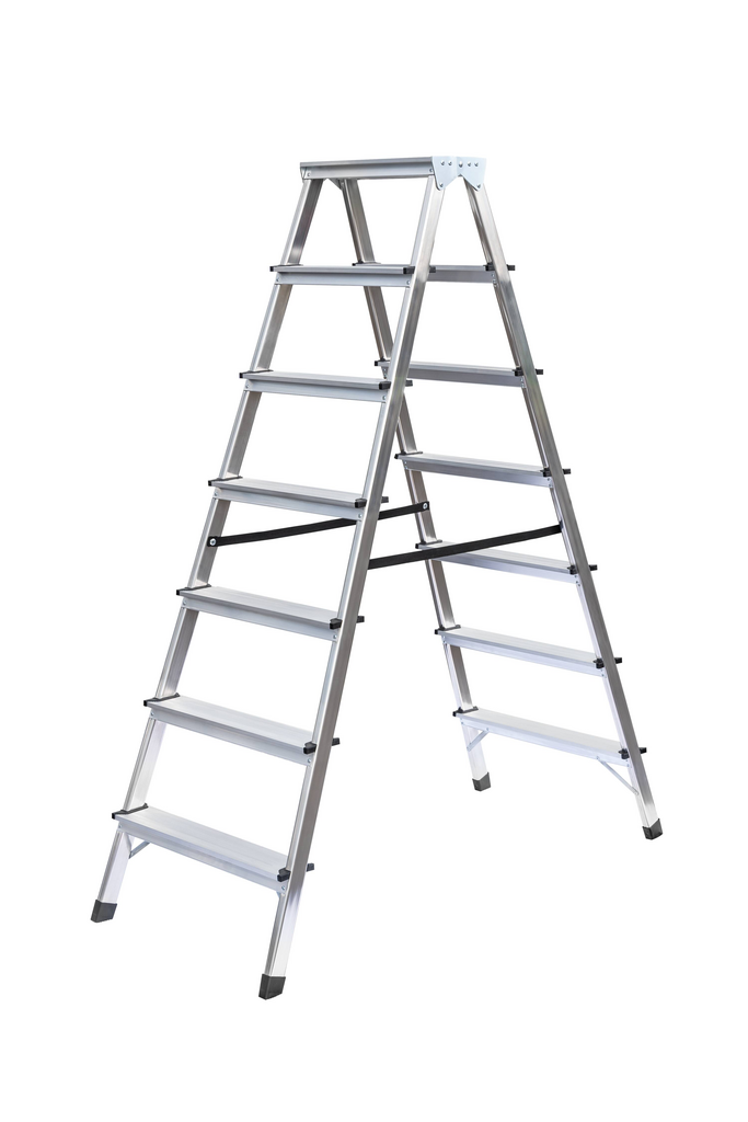MUNK Haushaltsleiter beidsei. Begehbar 2x7 Stufen