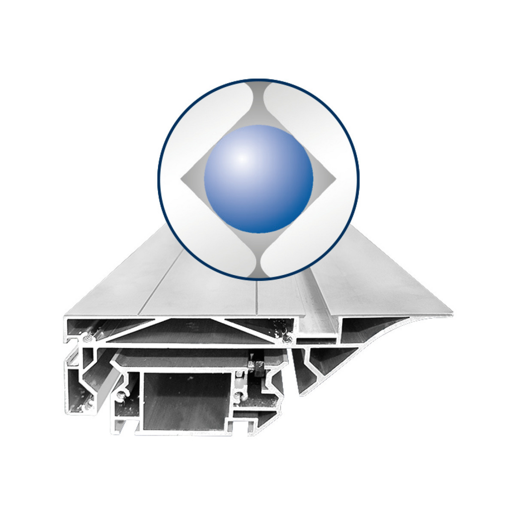 Aluminiumprofil, Schnittkante, U-Profil, Hohlprofil, Bauteil mit Ring