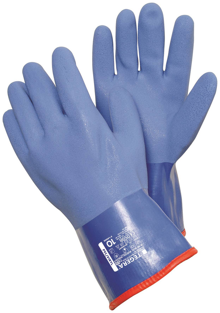 Arbeitshandschuhe, Gummi-Handschuhe, Nitril-Handschuhe, wasserdicht, blau, gummi-Handschuhe, Schutzhandschuhe, Nitril, blau, rutschfest
