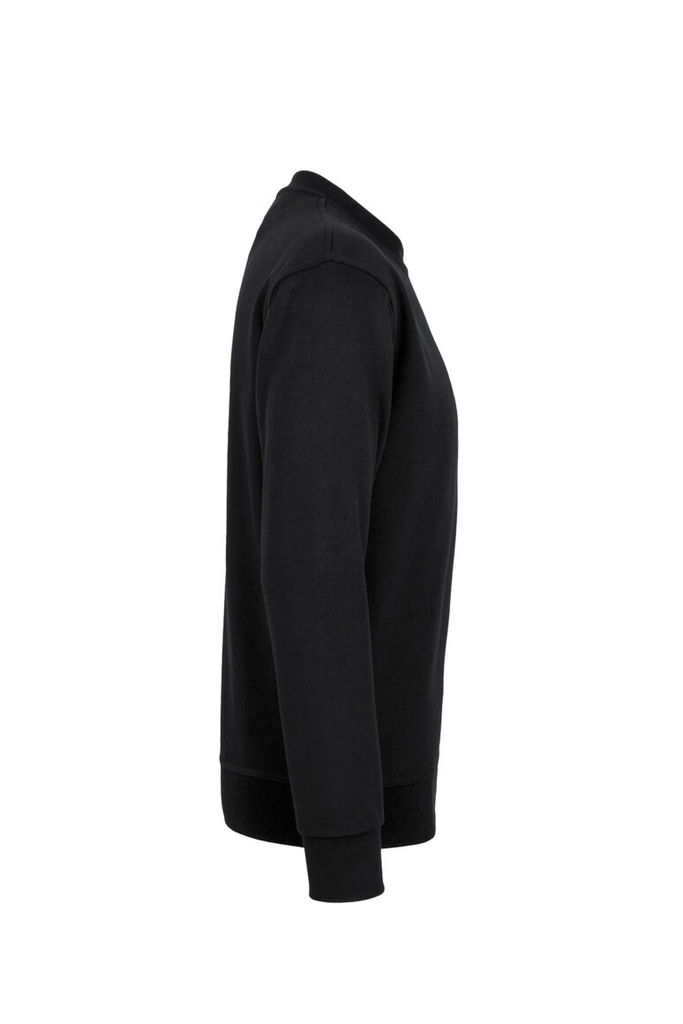 schwarz, Sweatshirt, Rundhals, Langarm, Pullover