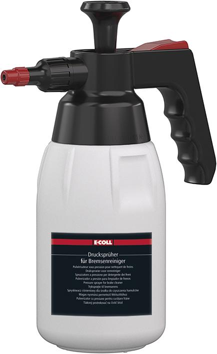 Drucksprayer, PumpenSprayer, Bremsenreiniger, Kunststoffkanne, Schwarz-Weiß-Kontrast