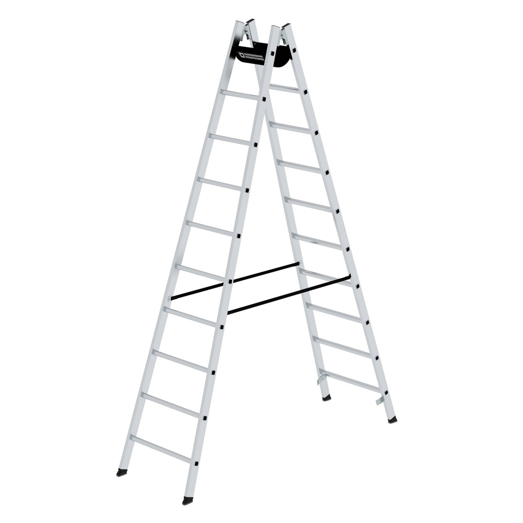 MUNK Sprossen-Stehleiter 2x10 Sprossen