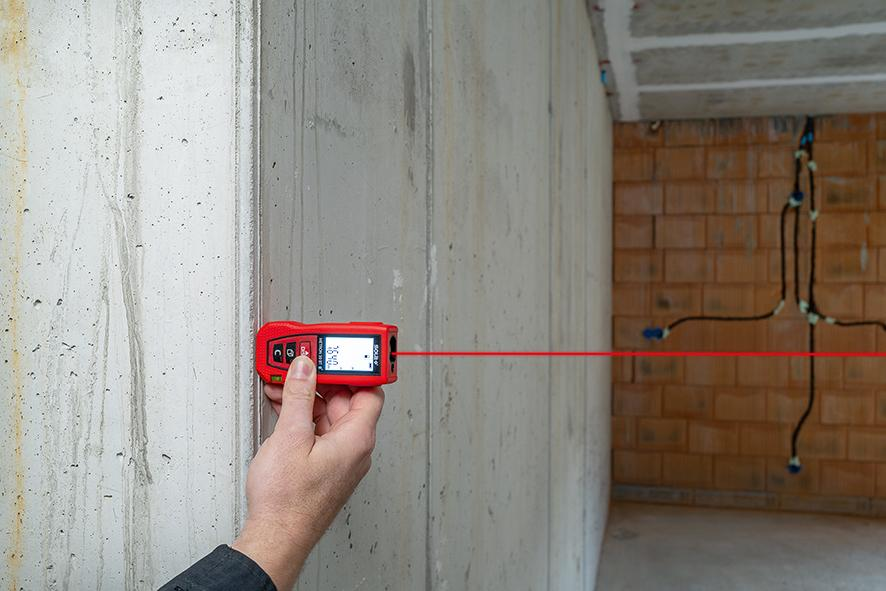 Rotlaser, Laserpointer, Messgerät, Baustelle, Rohrleitung