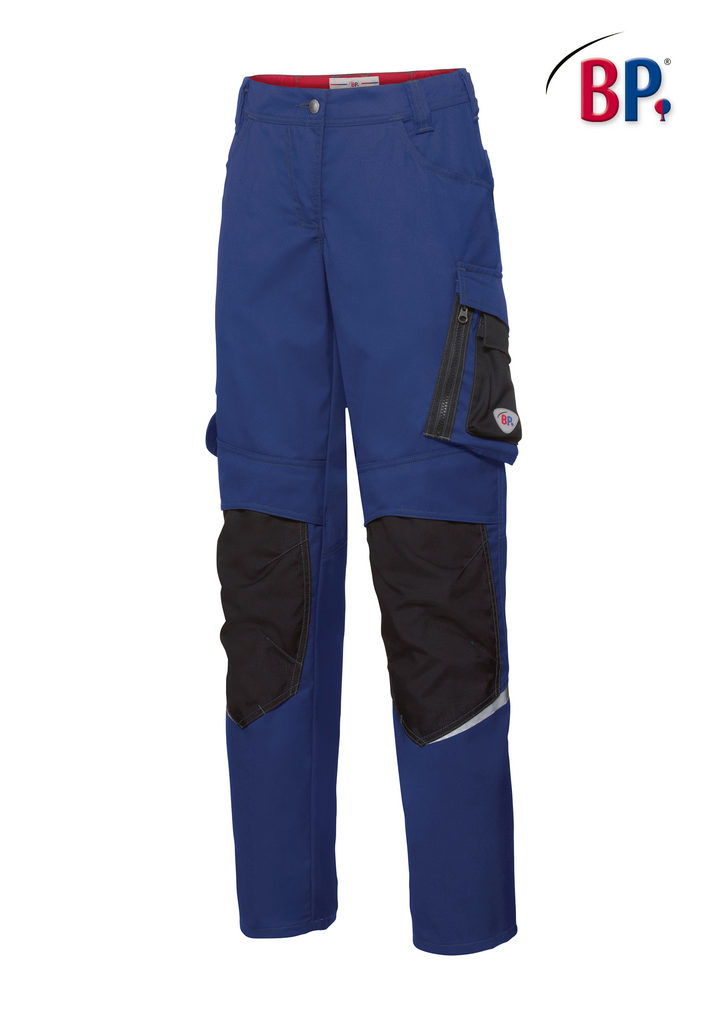 hose, cargo, knee patches, zip pocket, blue