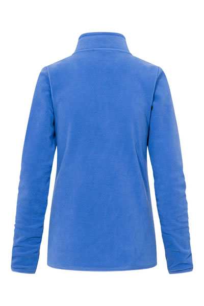 Fleece, Jacke, Blau, Langarm, Rückenansicht