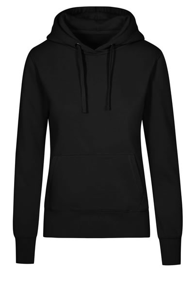 Hoodie, Pullover, Kanguru, Tasche, Schwarz