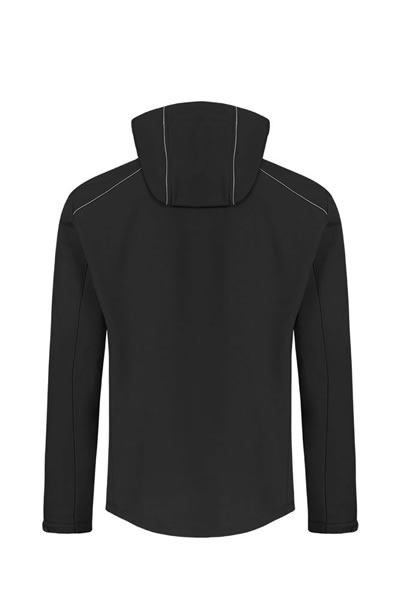 jacke, hoodie, softshell, schwarz, langarm