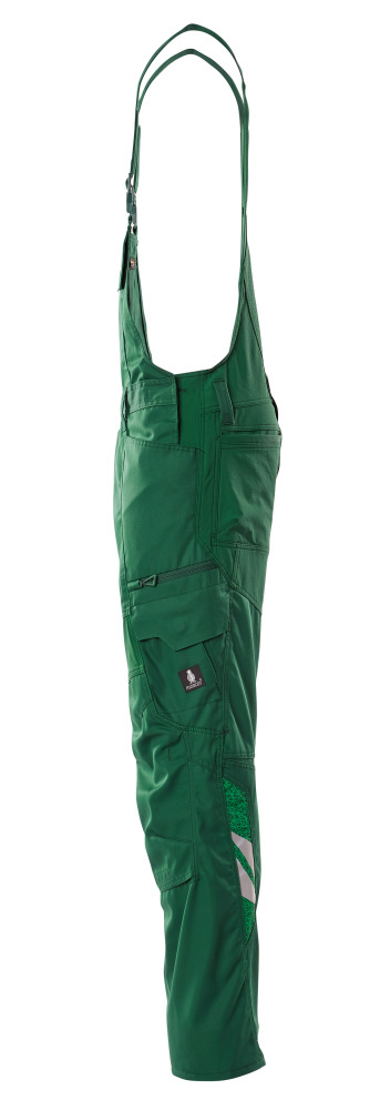 overall-green, ski-pants, pants, casual-pants, multi-pocket