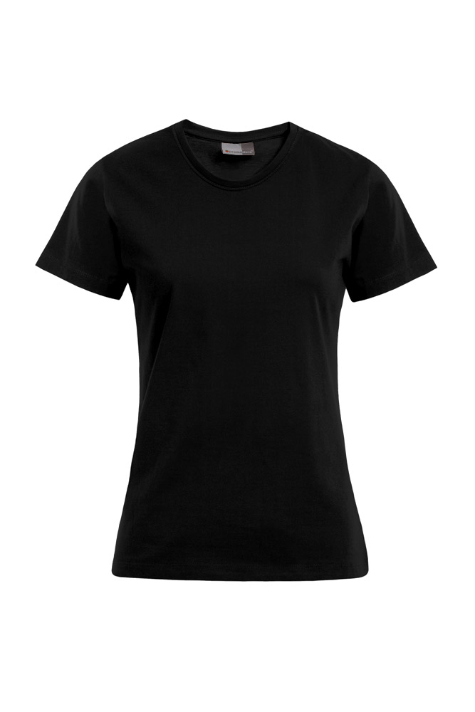 T-Shirt, Kurzarm, Schwarz, Basic, Kleidung
