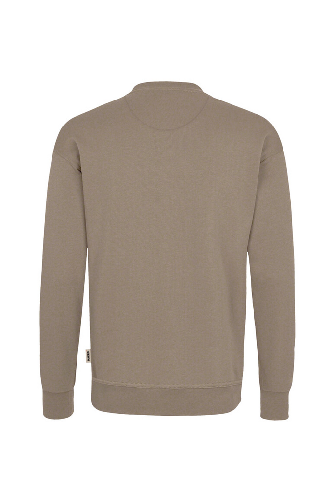 Sweatshirt, Rückenansicht, unifarben, Langarm, Halsaudhülle