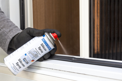 Fenster, Reinigen, Person, Fensterbank