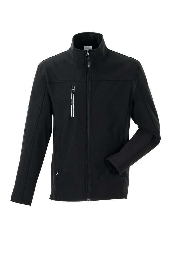 jacke, softshell, schwarz, Reißverschluss, Taschen