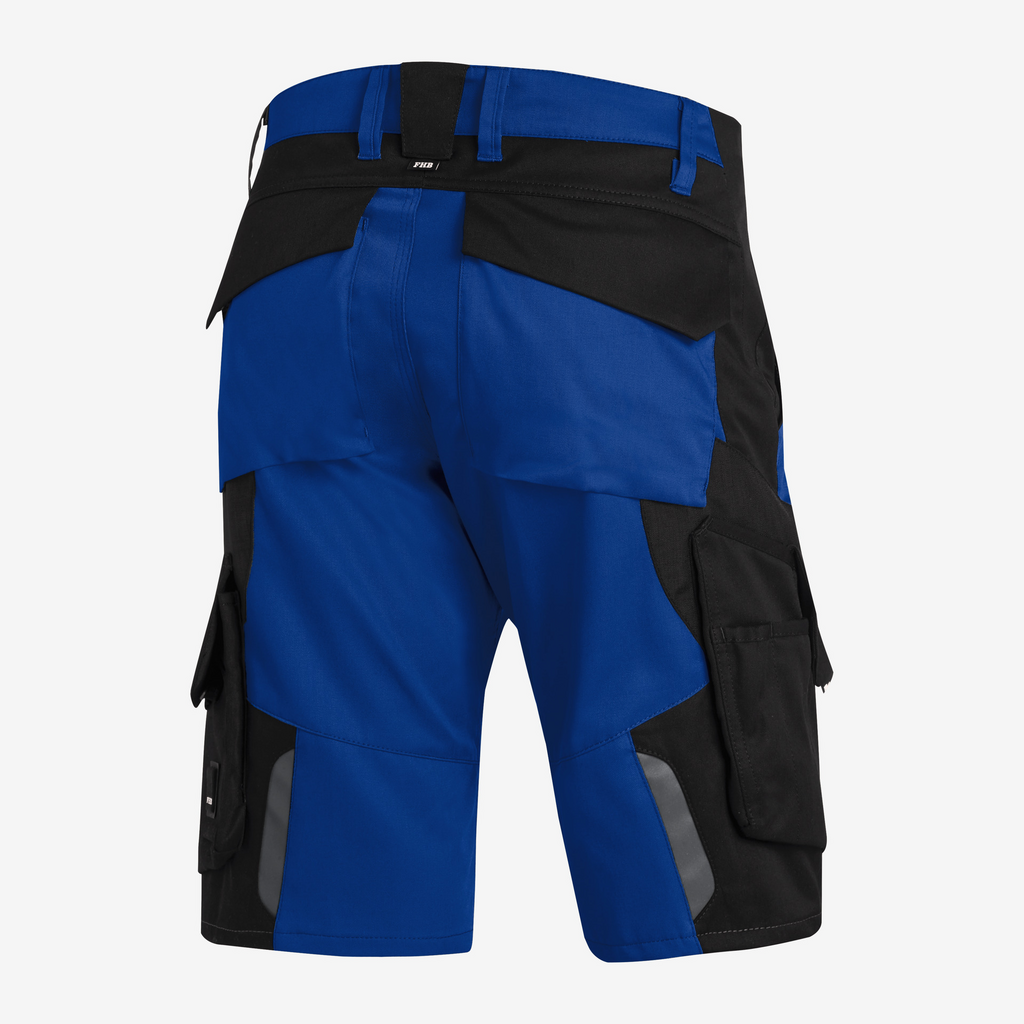 shorts, Cargo, blau, mehrfarbig, knie-länge