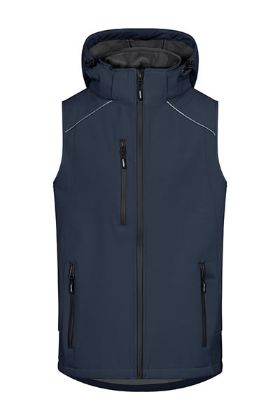 Gilet, Herren, Westen, Reißverschluss, Kapuze