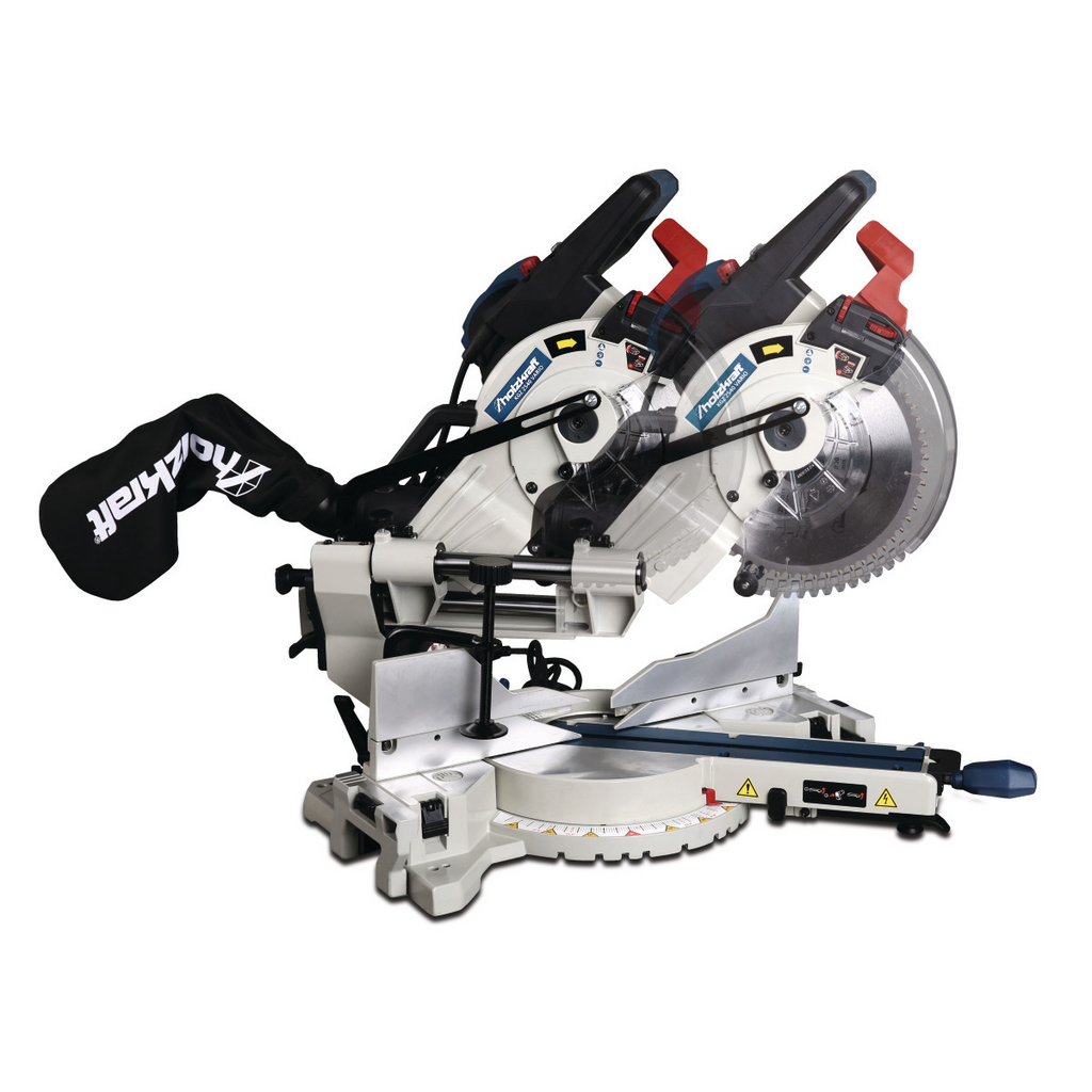 Kreissäge, Doppelschnittkreissäge, Standsäge, Schiene, Metallkörper