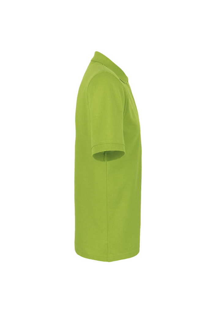 Polohemd, kurzarm, limegrün, einfarbig, T-Shirt-ähnlich