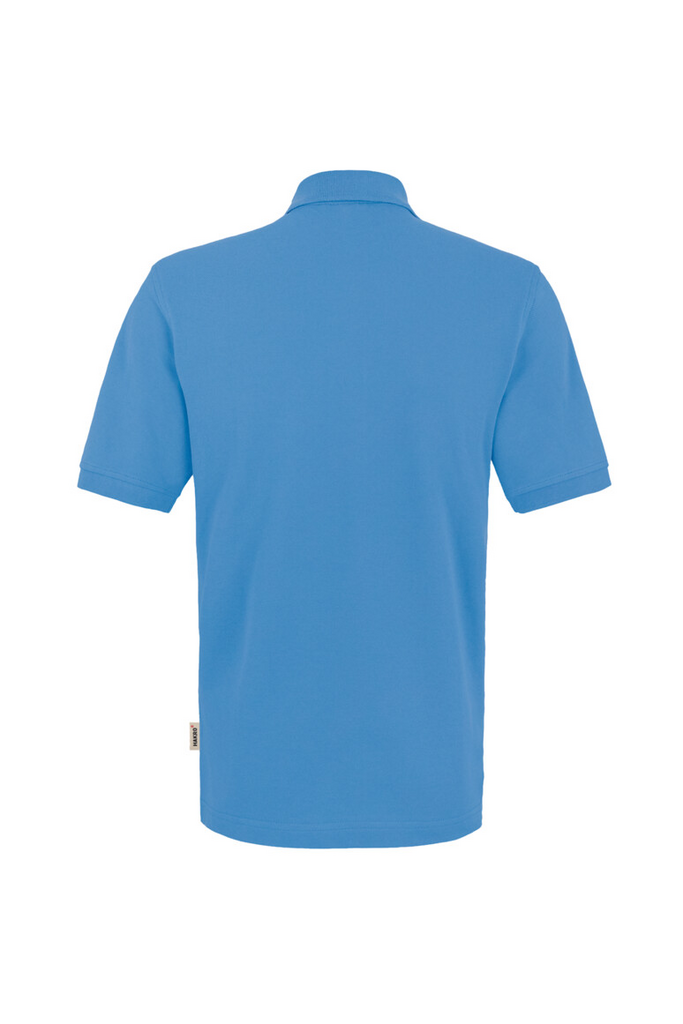 Poloshirt, Kurzarm, Uni, Baumwolle, Blau
