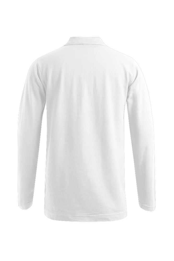  Hemden, Longsleeve, Weiß, einfacheOptik, Polohemd