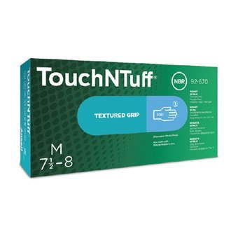 Textured grip, Latex gloves, Disposable, Nitrile, M