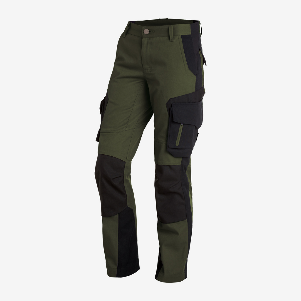 Hose, Cargo, Outdoor, Militärgrün, Aufnähte Taschen